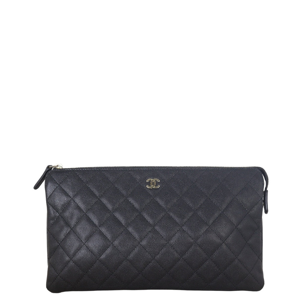 Chanel Classic Double Pocket Zip Pouch