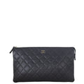 Chanel Classic Double Pocket Zip Pouch