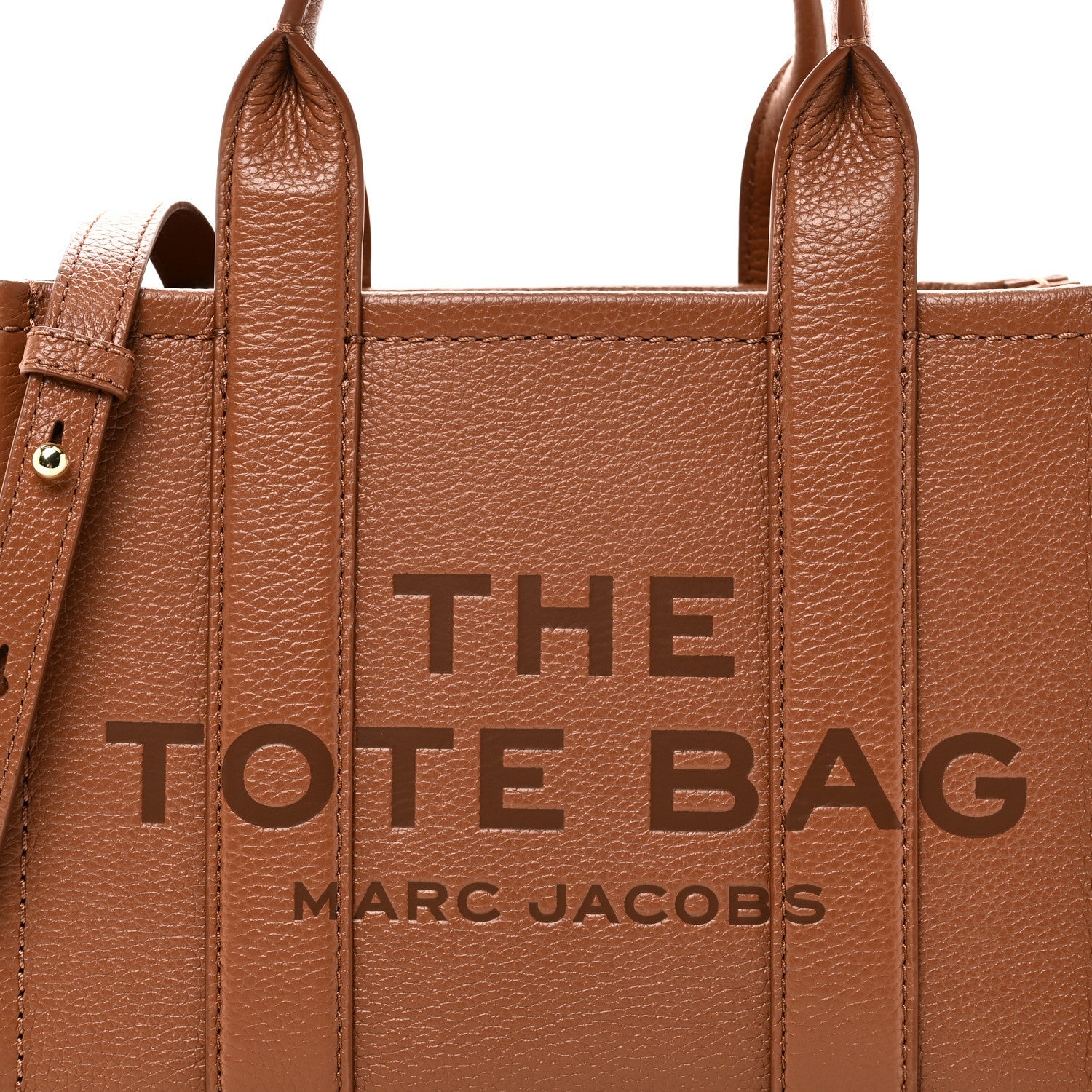 Grained Calfskin Small The Tote Bag Argan Oil
