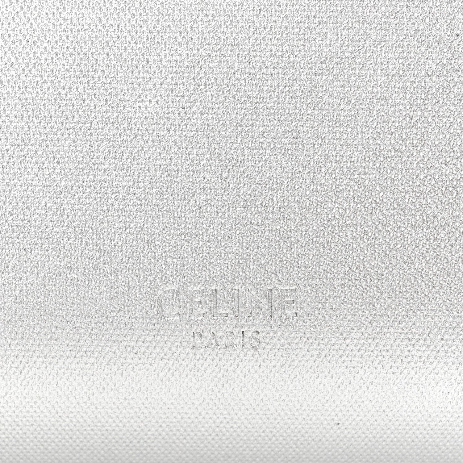 Laminated Calfskin Nano Belt Bag Silver