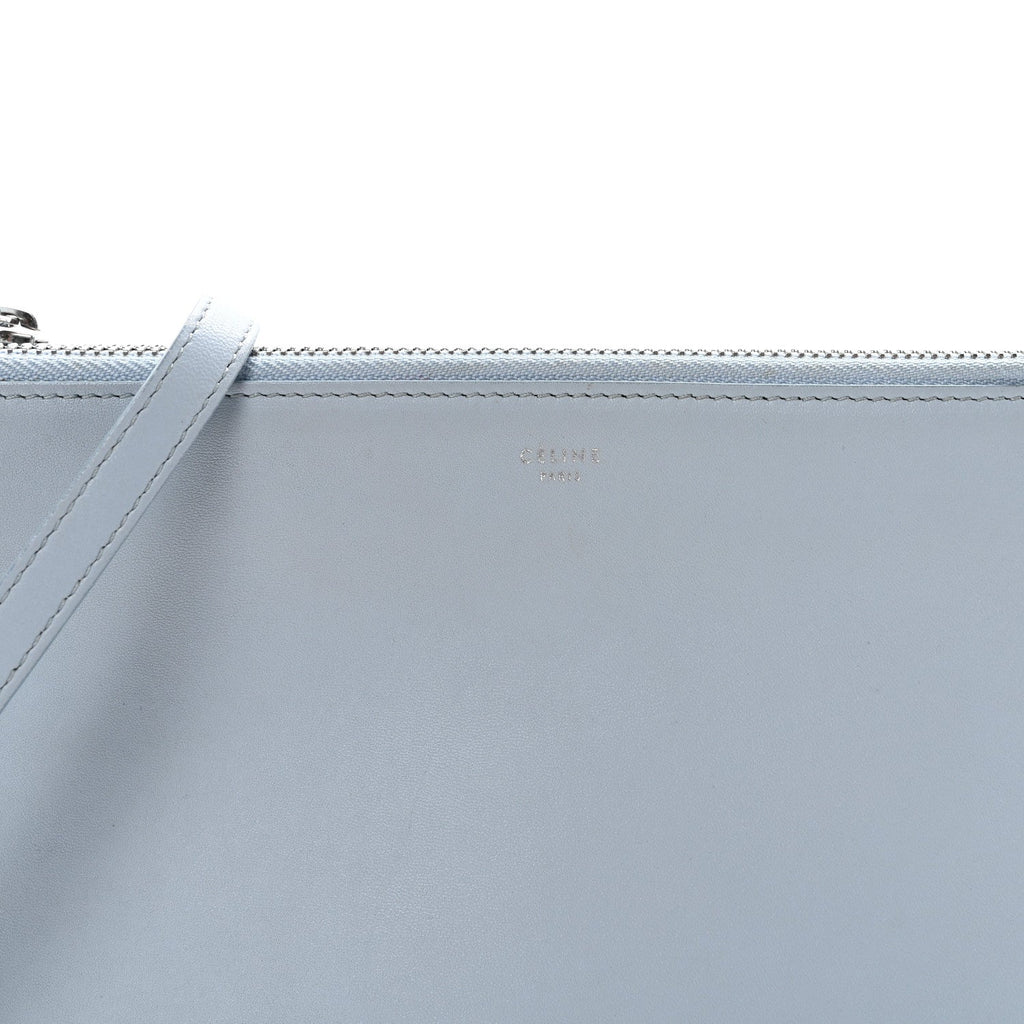 Lambskin Large Trio Crossbody Bag Sky