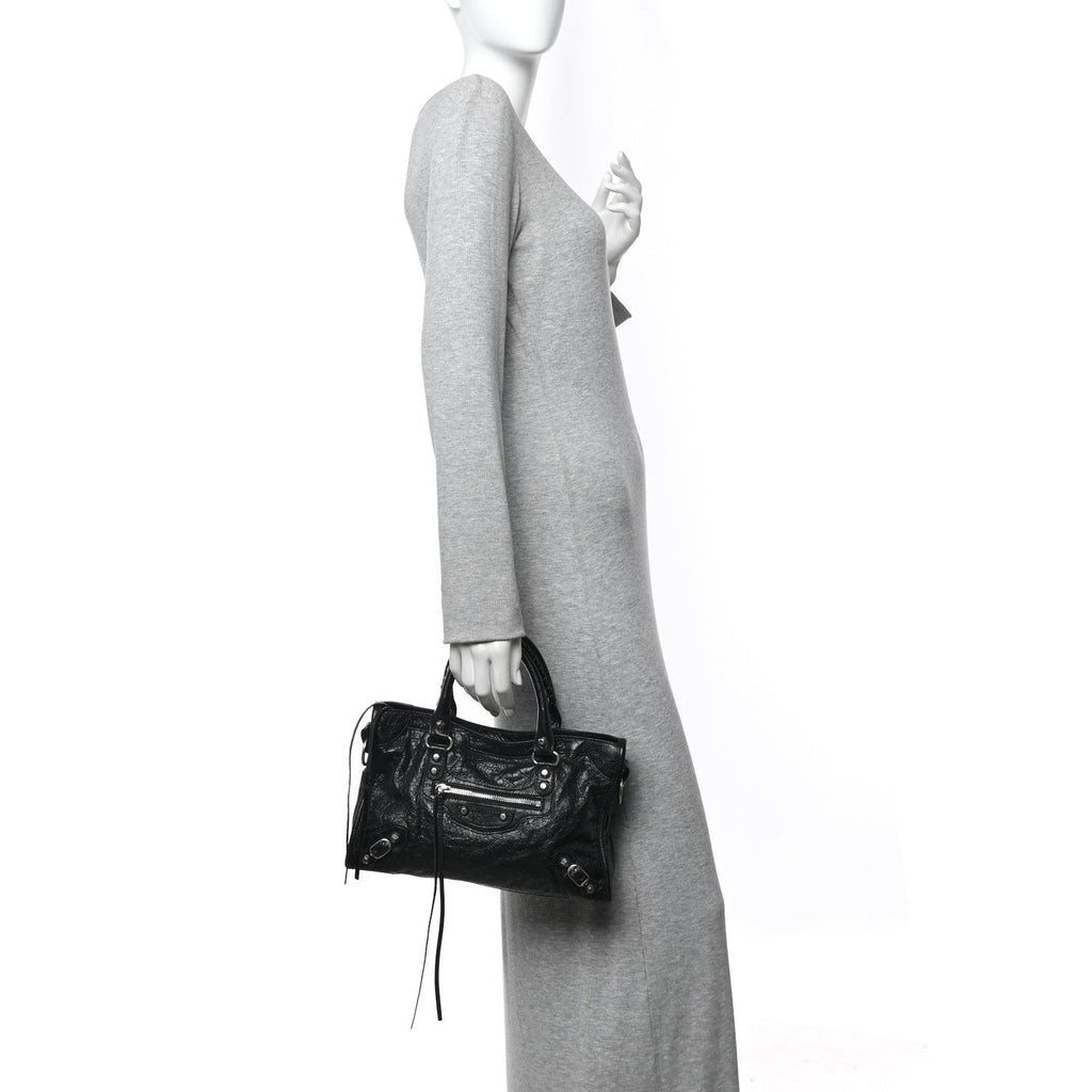 Agneau Arena Silver Hardware Small Le City Black