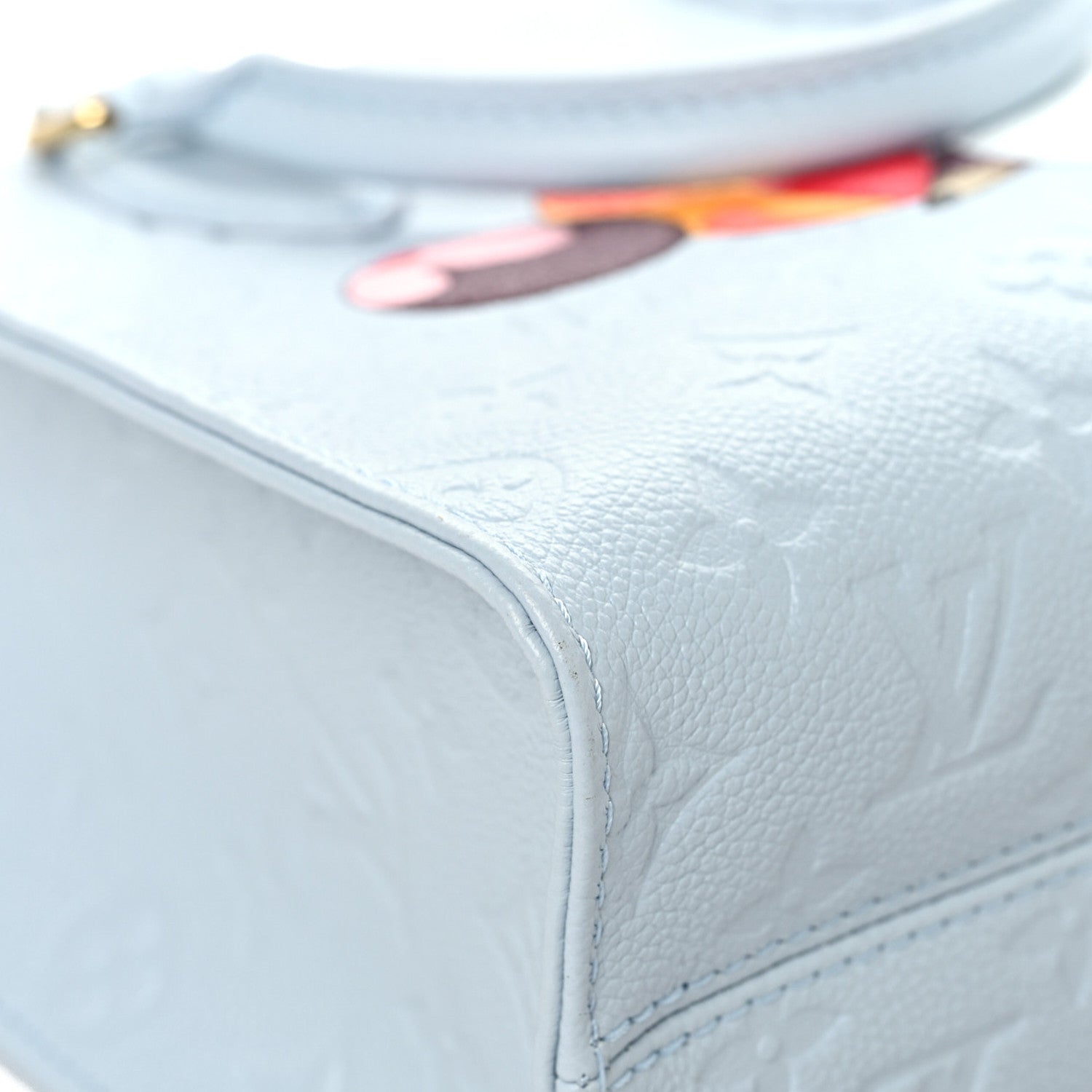 LV X TM Empreinte Monogram Superflat Onthego PM Washed Blue