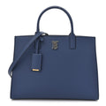 Grained Calfskin Small Frances Tote Navy