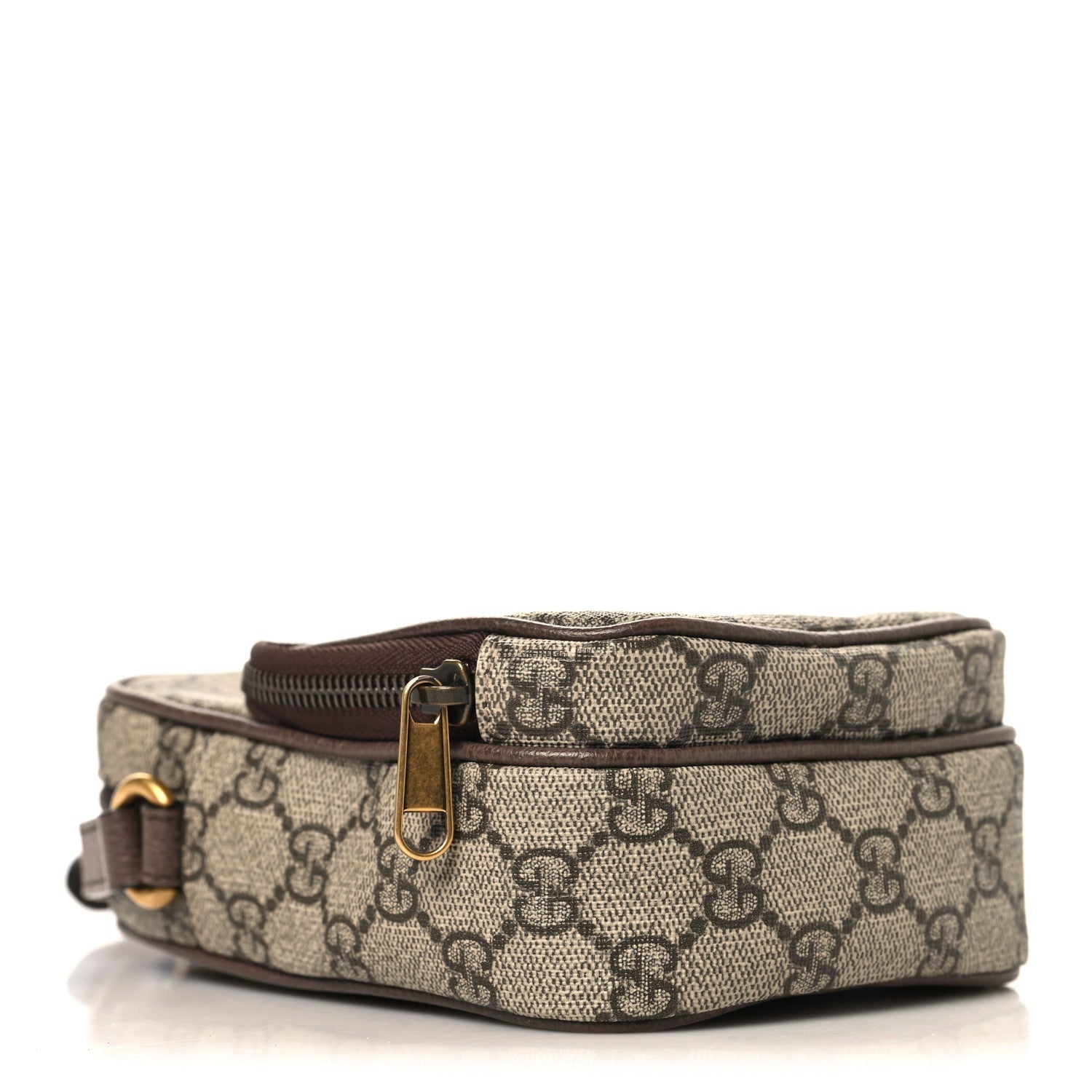 GG Supreme Monogram Mini Neo Vintage Double Zip Messenger Bag Beige New Acero Crop