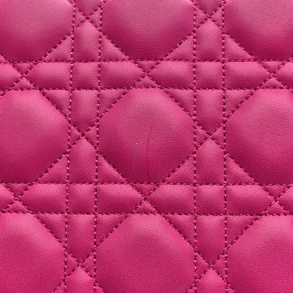 Lambskin Cannage Large Miss Dior Flap Sorbet