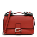 Vitello Dolce Flowerland Bi-Color Studded Micro Double Baguette Bloody Mary Carbone