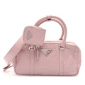Nappa Antique Small Re-Edition 2001 Two Handle Crossbody Bag Alabastro