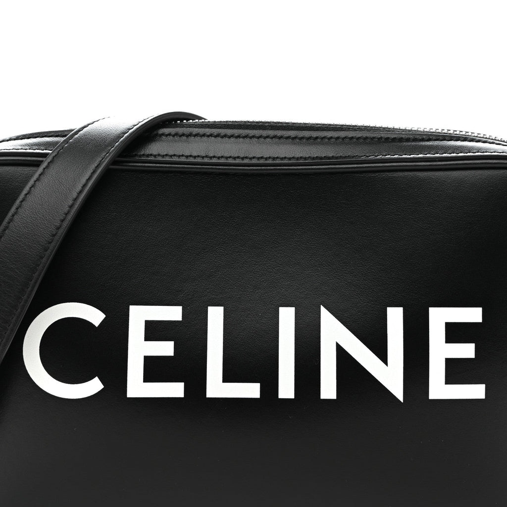 Smooth Calfskin Medium Messenger Bag Black