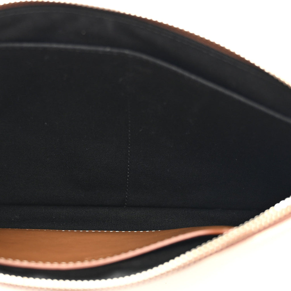 Coated Canvas CD Diamond Hit The Road A5 Pouch Coffee