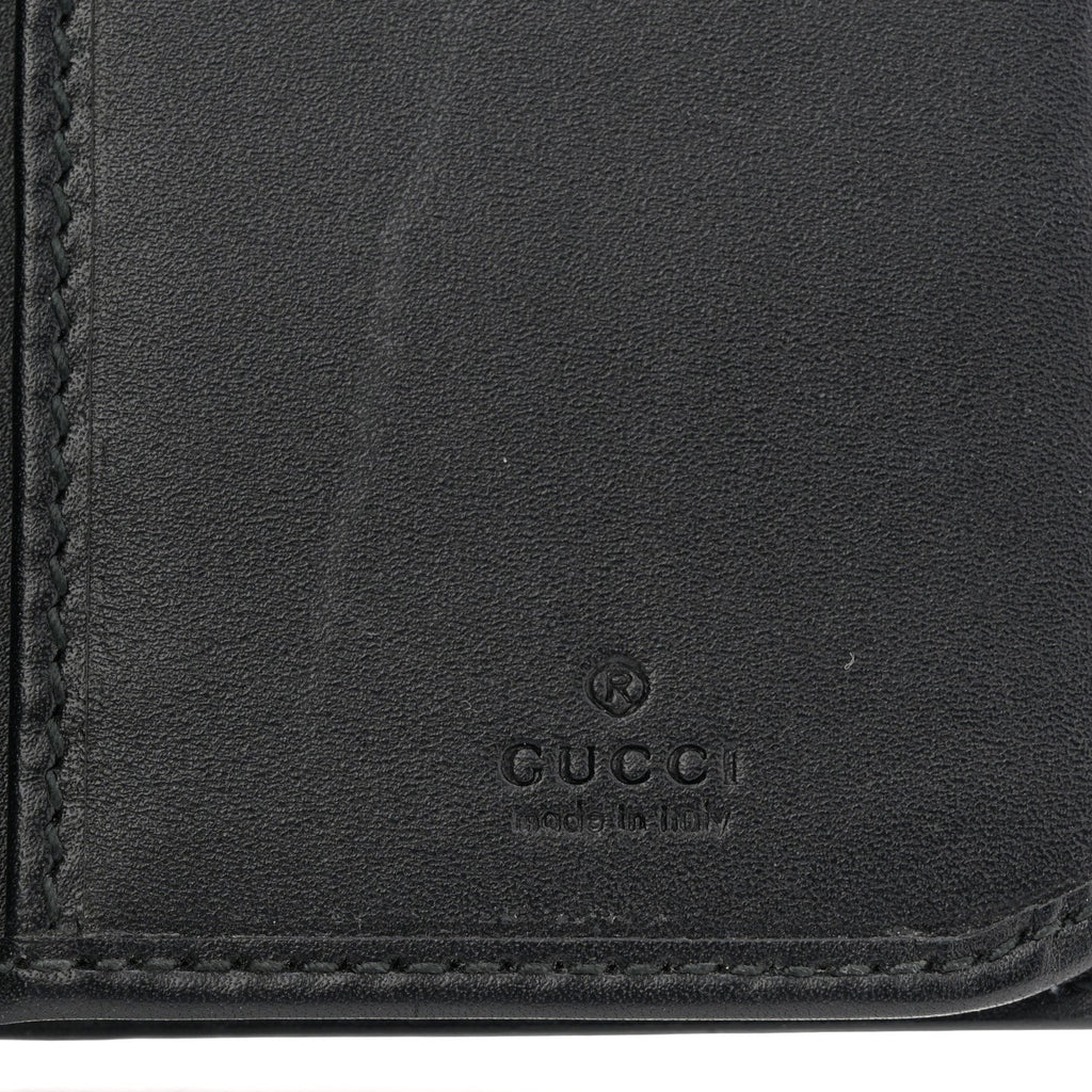 Guccissima Long Wallet Black