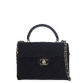 Chanel Top Handle Flap Tweed