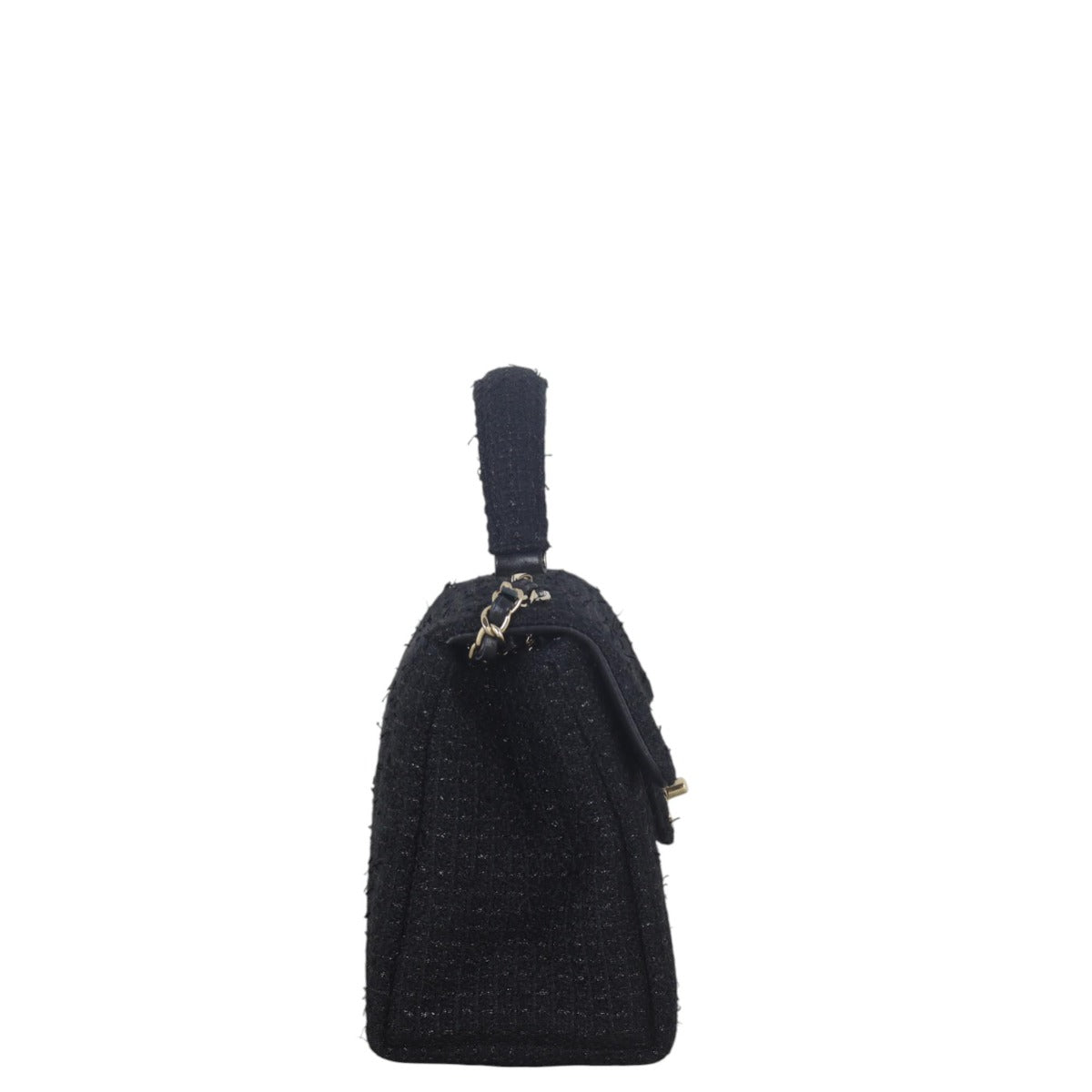 Chanel Top Handle Flap Tweed
