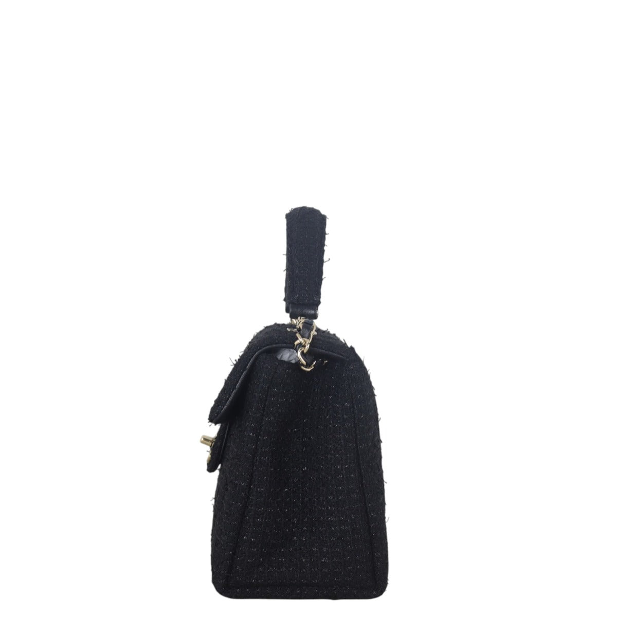 Chanel Top Handle Flap Tweed