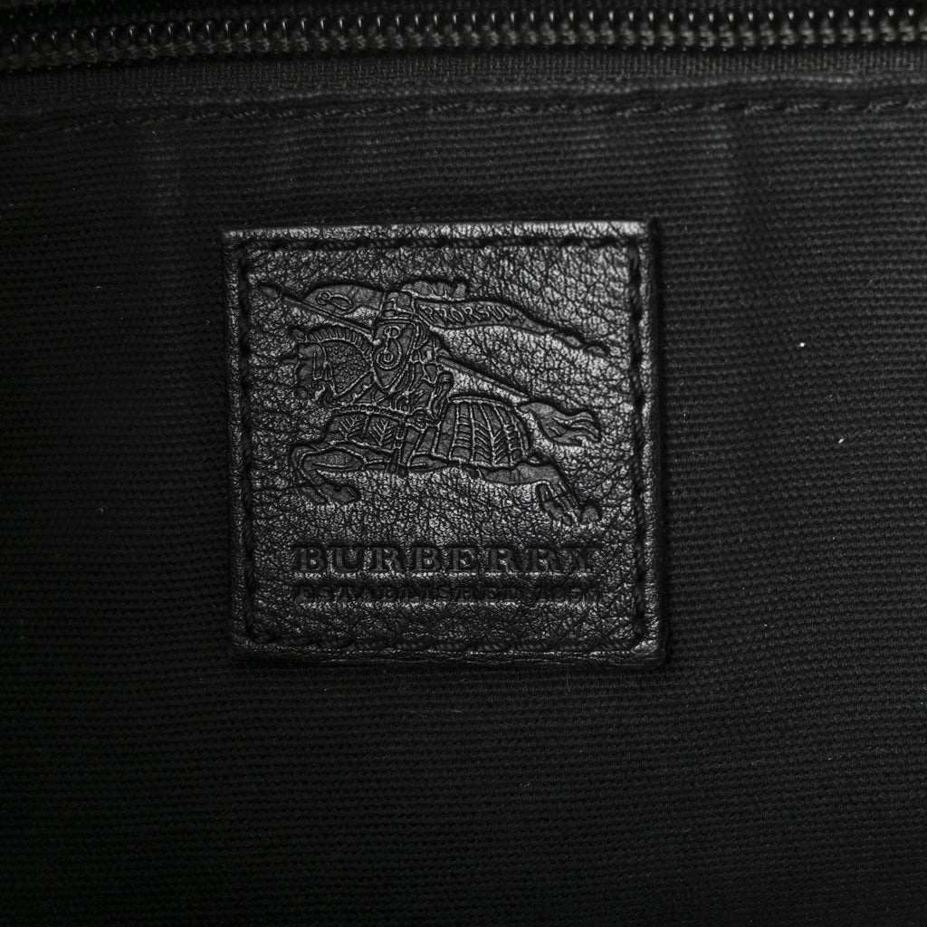 Haymarket Check Crossbody Messenger Bag Black