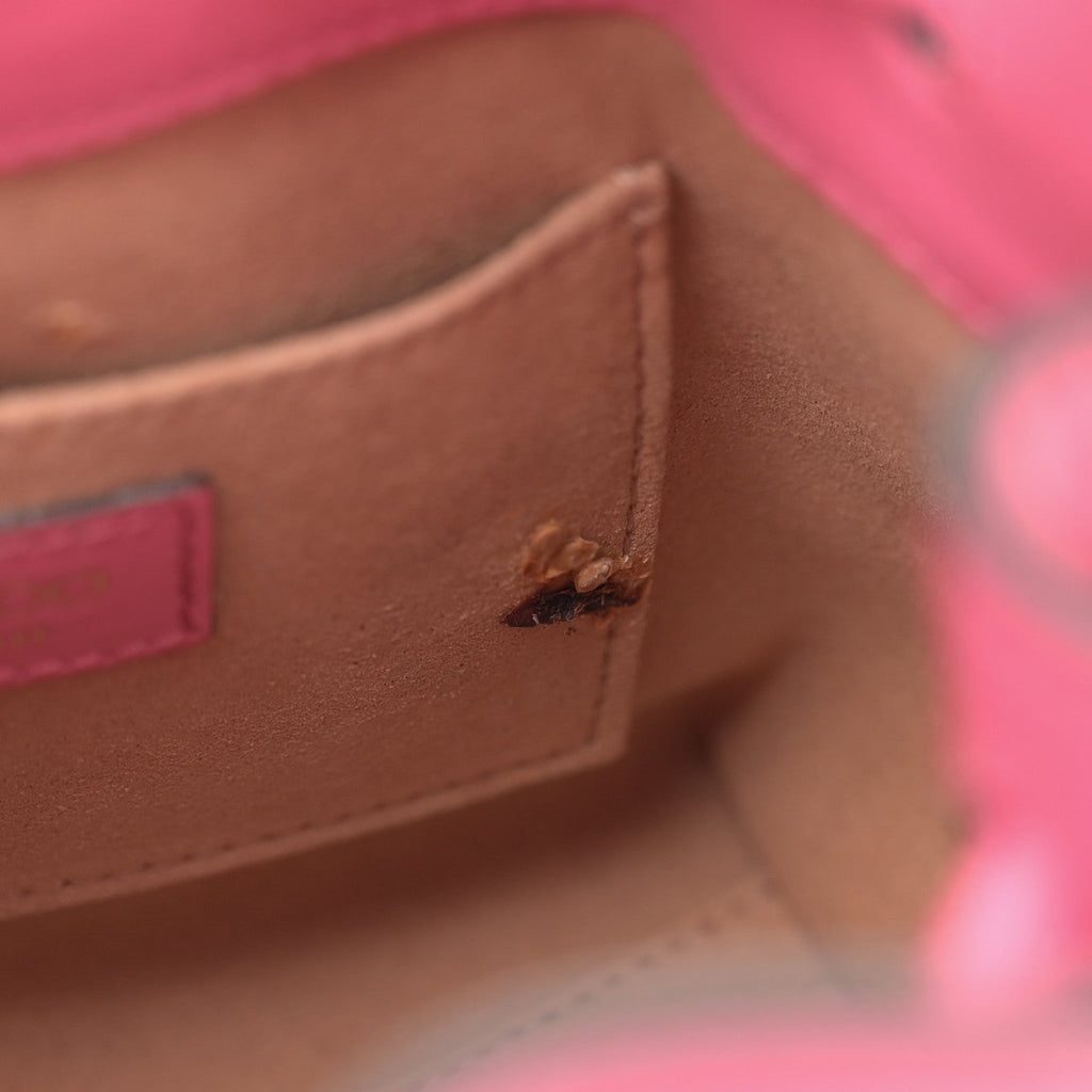 Calfskin Star Studded Bon Bon Bucket Bag Candy Pink