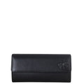 Chanel Camellia Embossed Flap Wallet