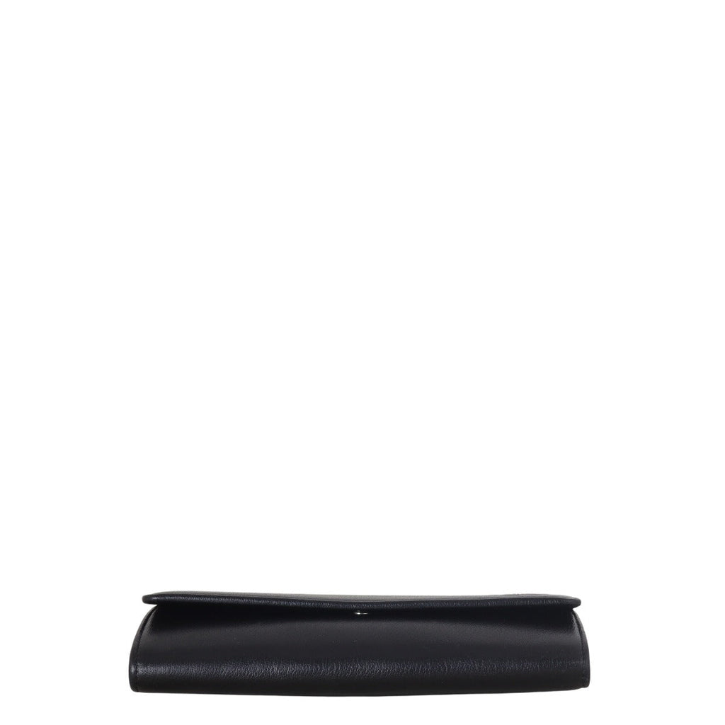 Chanel Camellia Embossed Flap Wallet