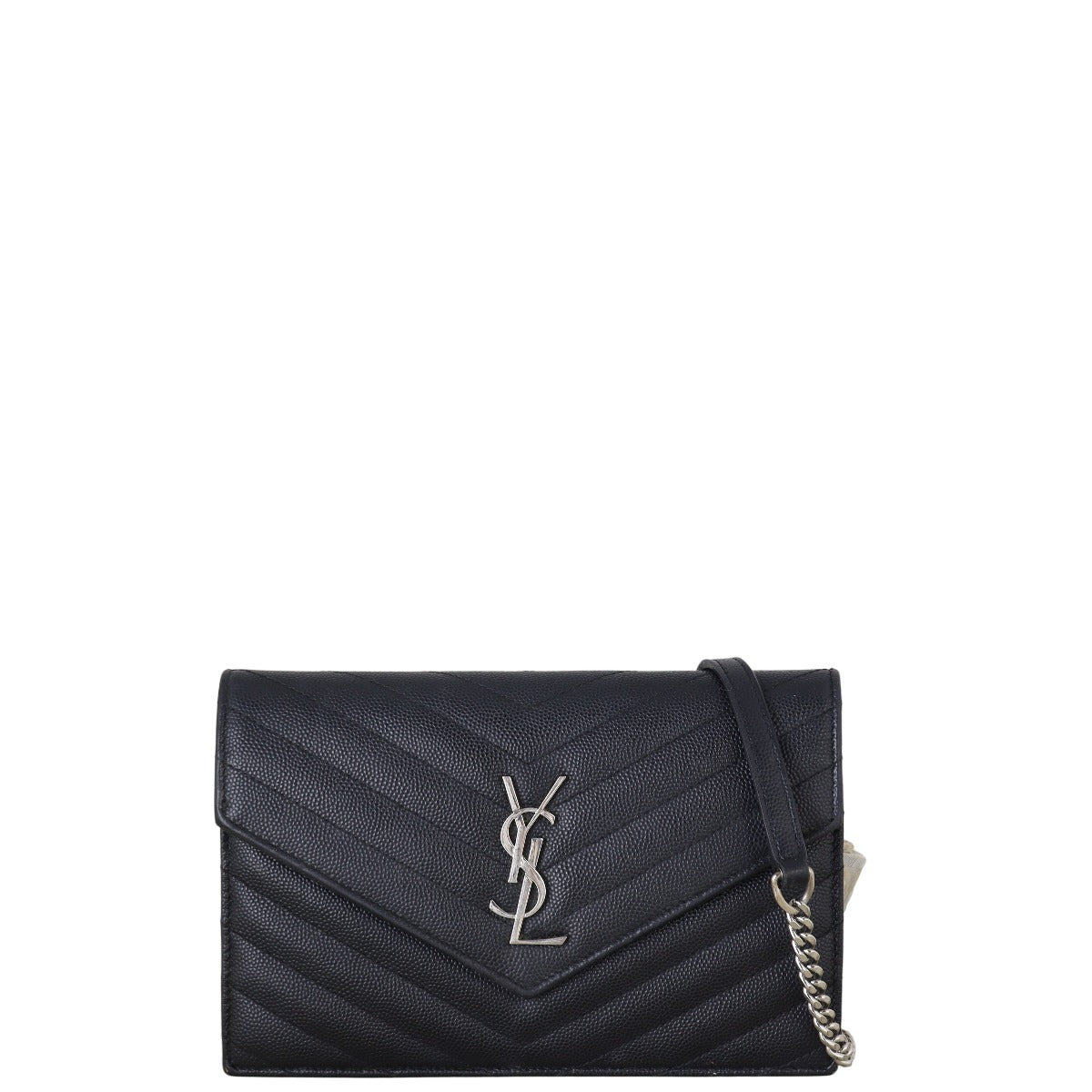 Saint Laurent Cassandre Envelope Chain Wallet