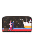 Monogram 2016 Christmas Animation Zippy Wallet Rouge