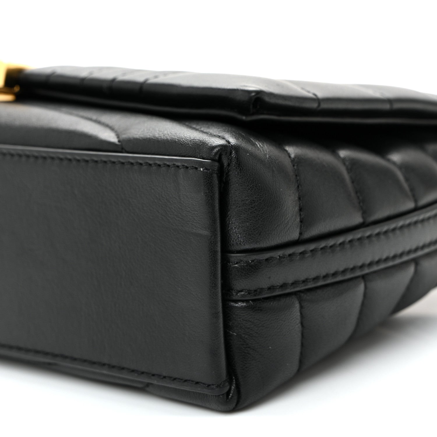 Soft Calfskin 4G Quilted Small Shoulder Bag Black