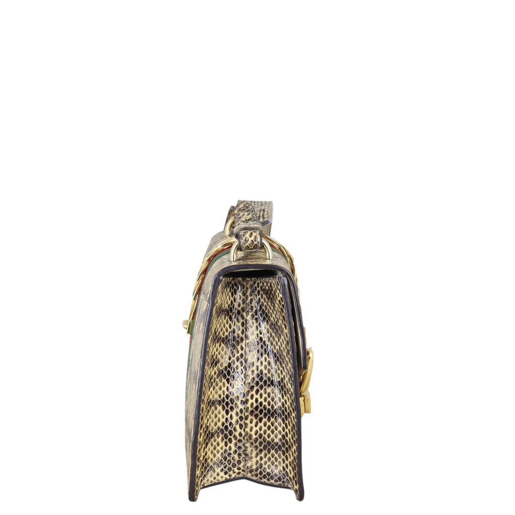 Gucci Sylvie Small Shoulder Bag Python