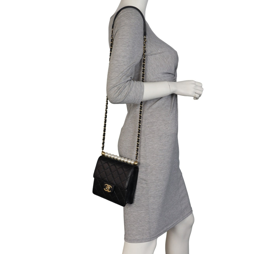 Chanel Chic Pearls Flap Mini Bag