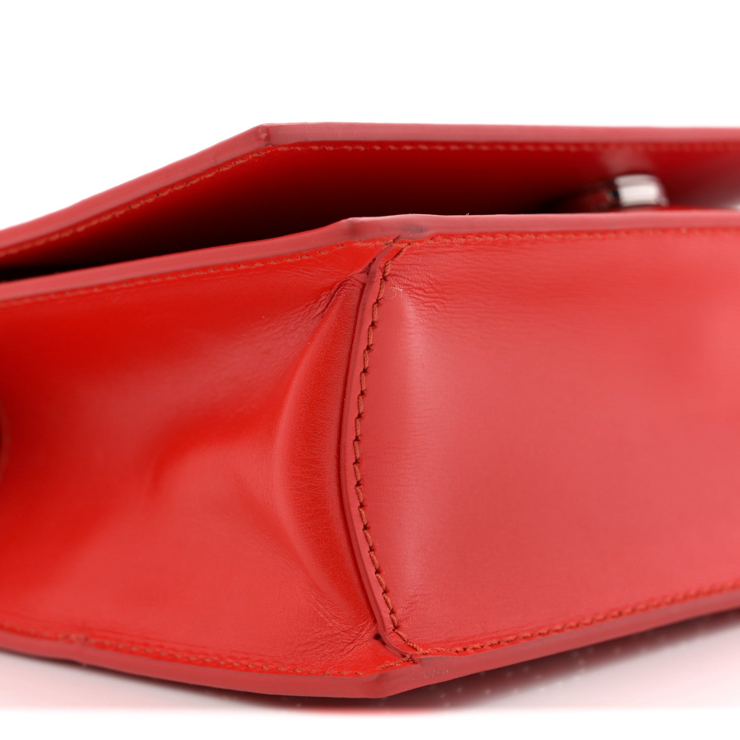Calfskin Arabesque Studded Franca Crossbody Piment