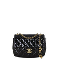 Chanel Coco de Toi Heart Chain Square Flap Bag Patent