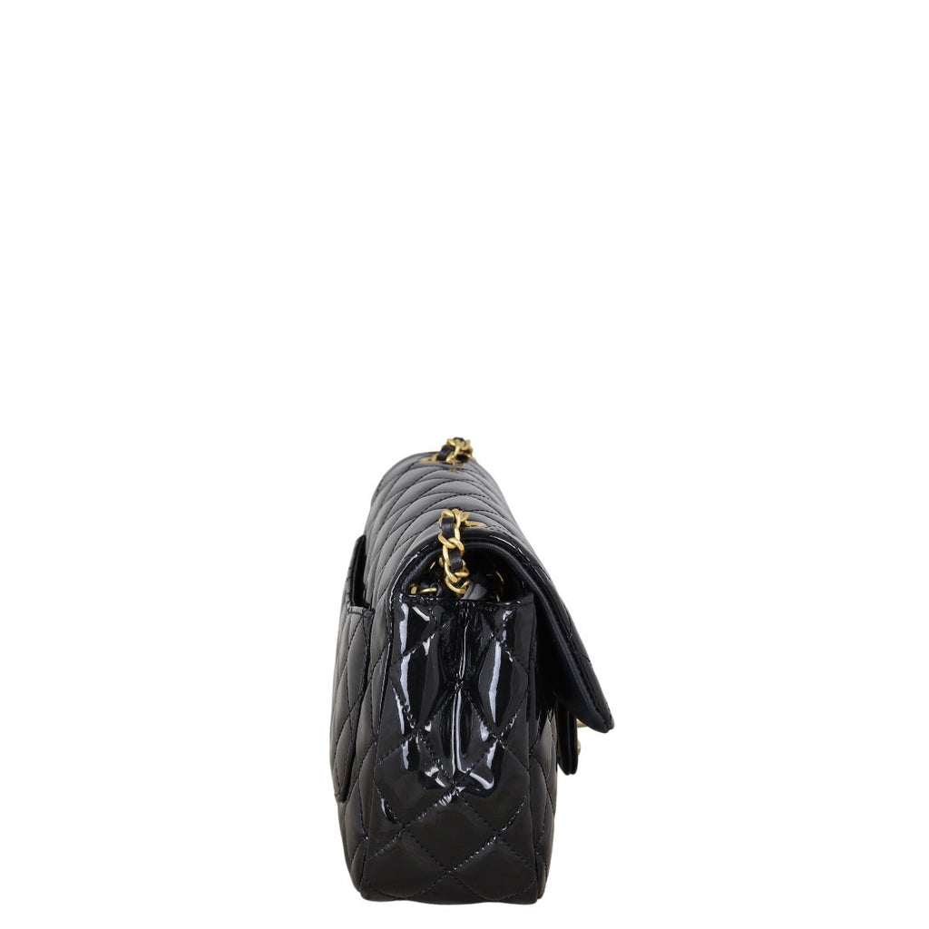 Chanel Coco de Toi Heart Chain Square Flap Bag Patent