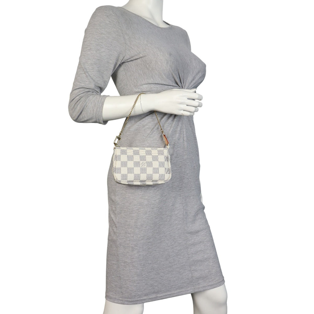 Louis Vuitton Mini Pochette Accessoires Damier Azur
