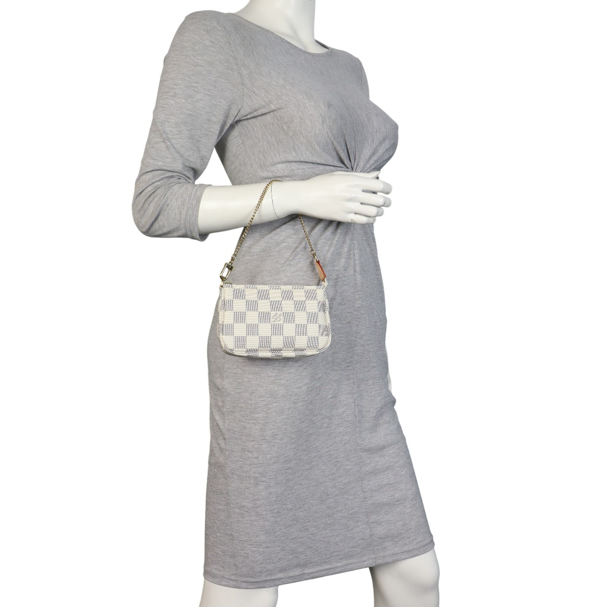 Louis Vuitton Mini Pochette Accessoires Damier Azur