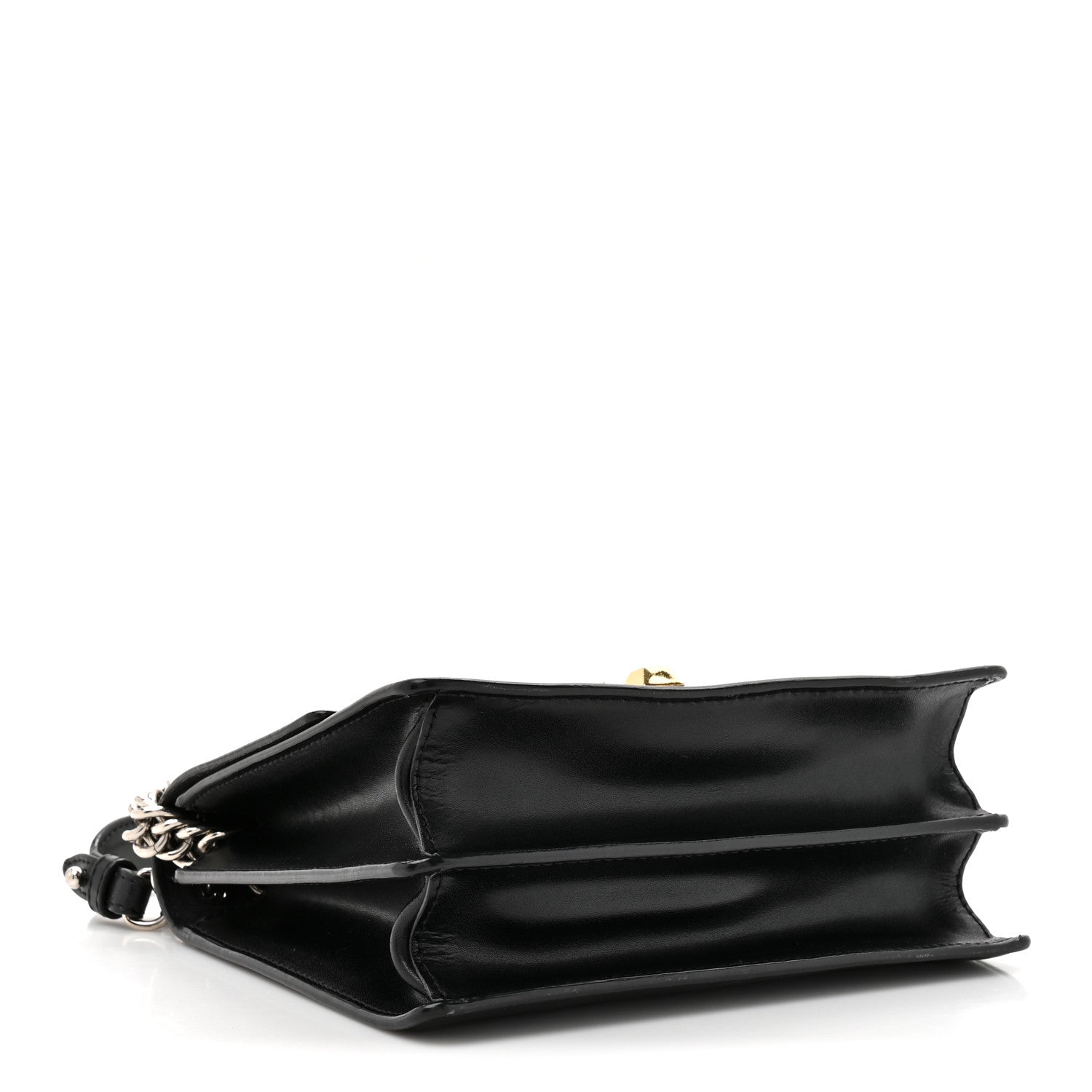 Vitello Liberty Studded Small Kan I Shoulder Bag Black Multicolor