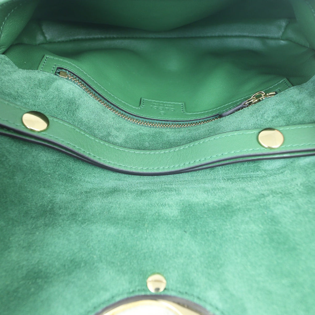 Gucci Interlocking G Blondie Crossbody Suede