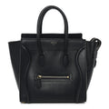Smooth Calfskin Micro Luggage Navy Blue