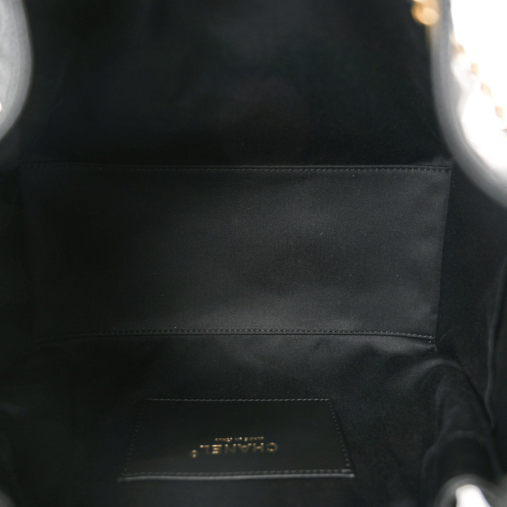Caviar Quilted Small Chanel 25 Handbag Black