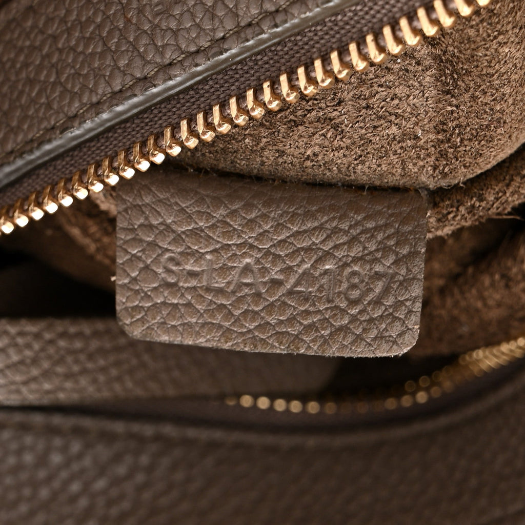 Soft Grained Calfskin Small Belt Cabas Phantom Taupe