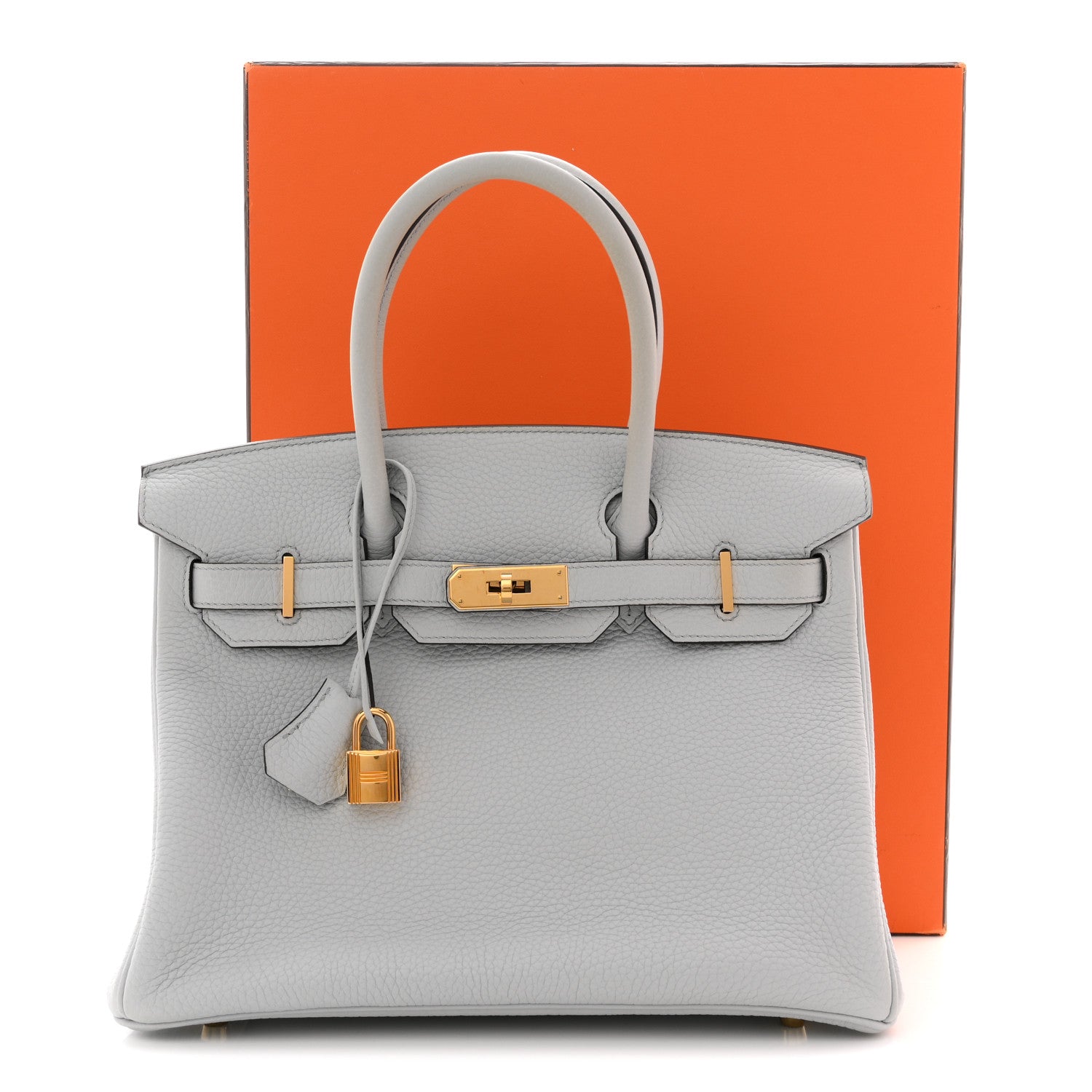 Togo Birkin 30 Bleu Pale