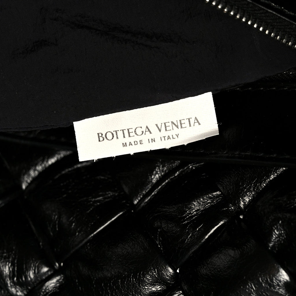 Calfskin Intreccio Kalimero Messenger Black