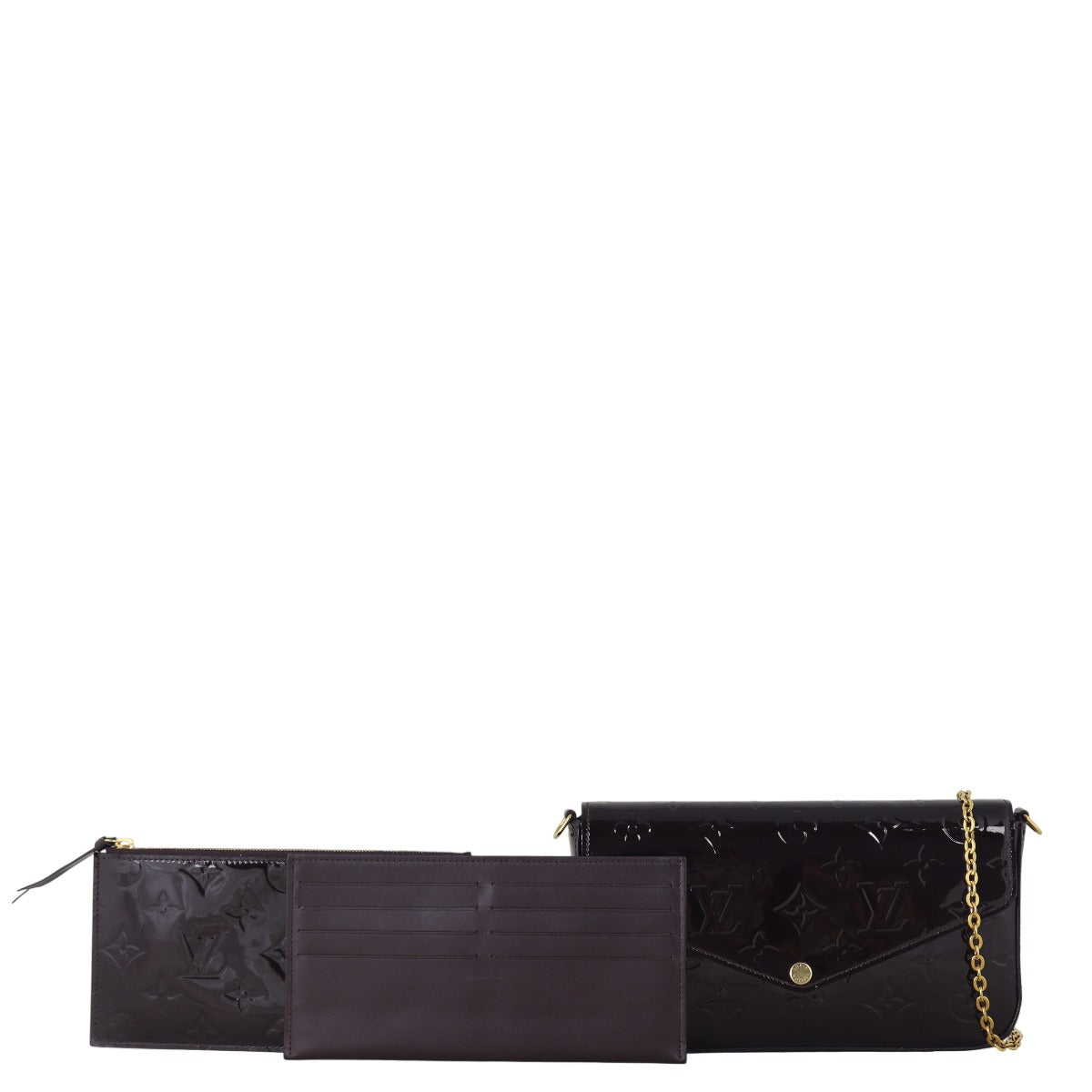 Louis Vuitton Pochette Felicie Monogram Vernis