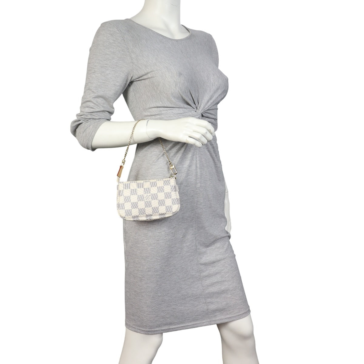 Louis Vuitton Mini Pochette Accessoires Damier Azur