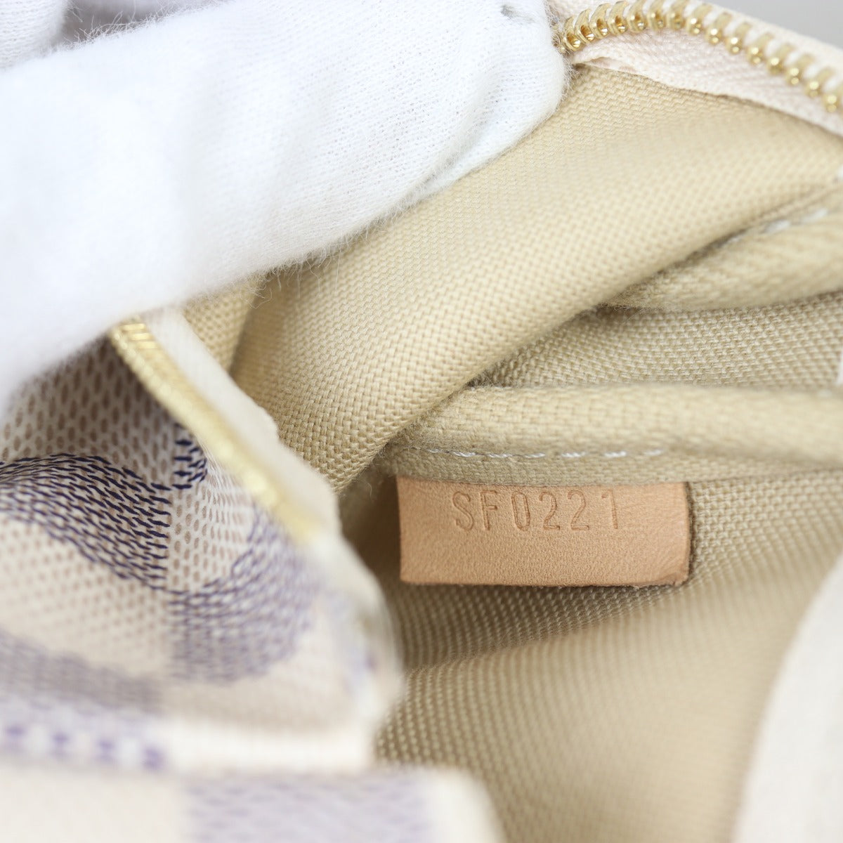 Louis Vuitton Mini Pochette Accessoires Damier Azur