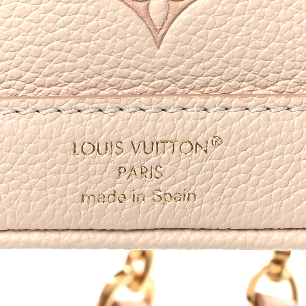 Empreinte Monogram Bicolor Nano Noe Backpack Eden