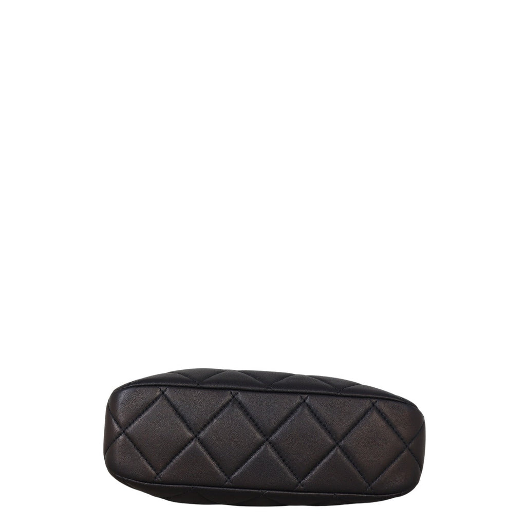 Chanel CC Quilted Lambskin Hobo