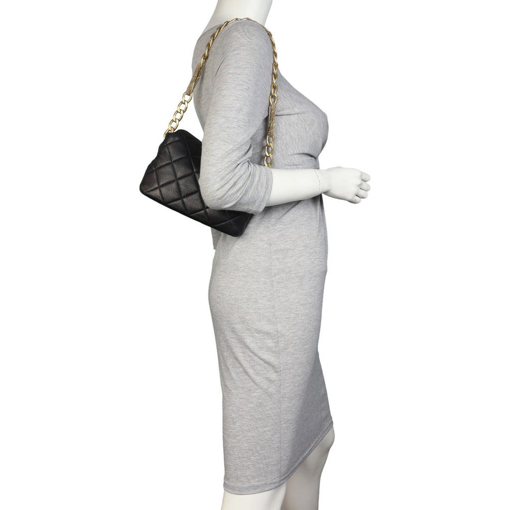 Chanel CC Quilted Lambskin Hobo
