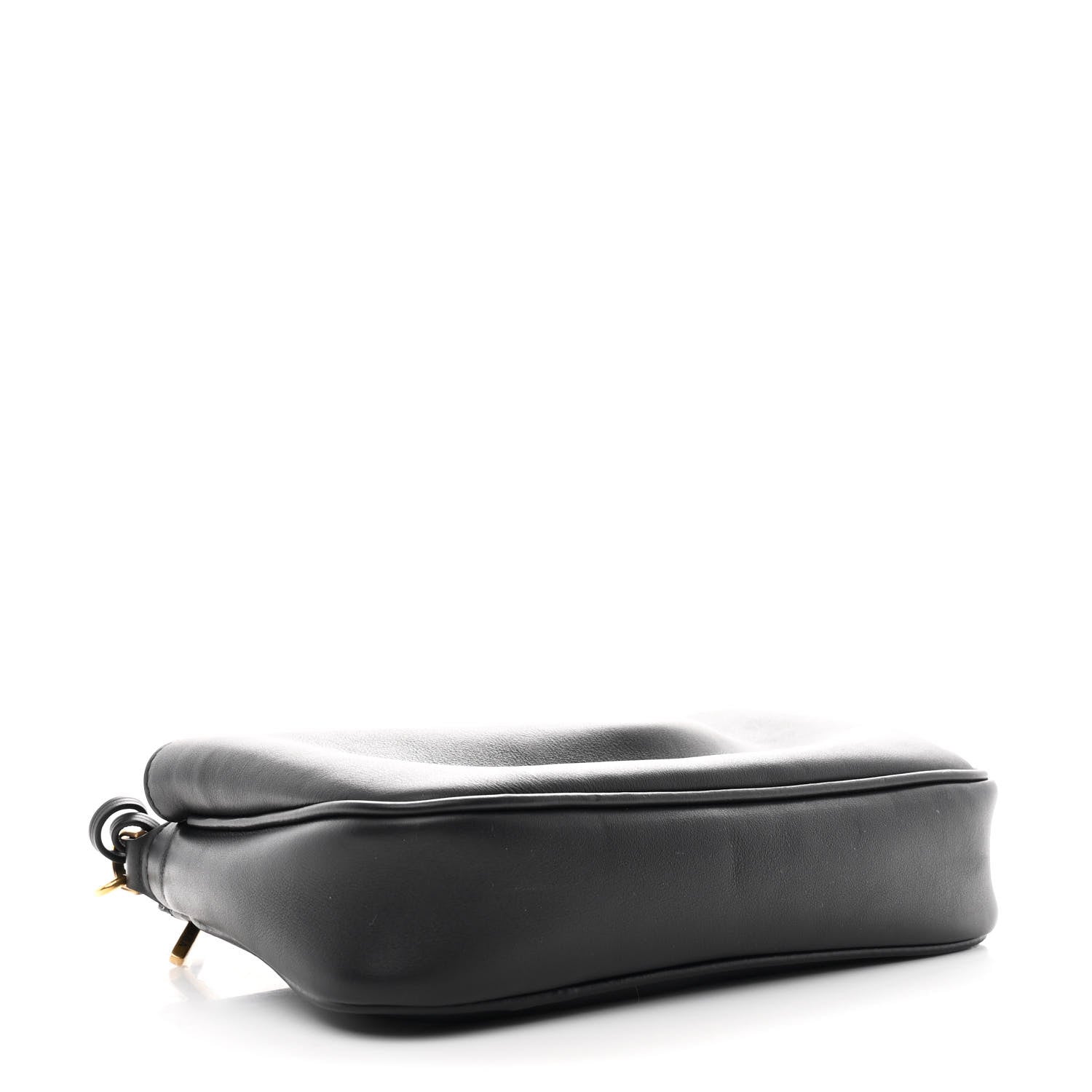 Natural Smooth Calfskin Rodeo Sling Pochette Black