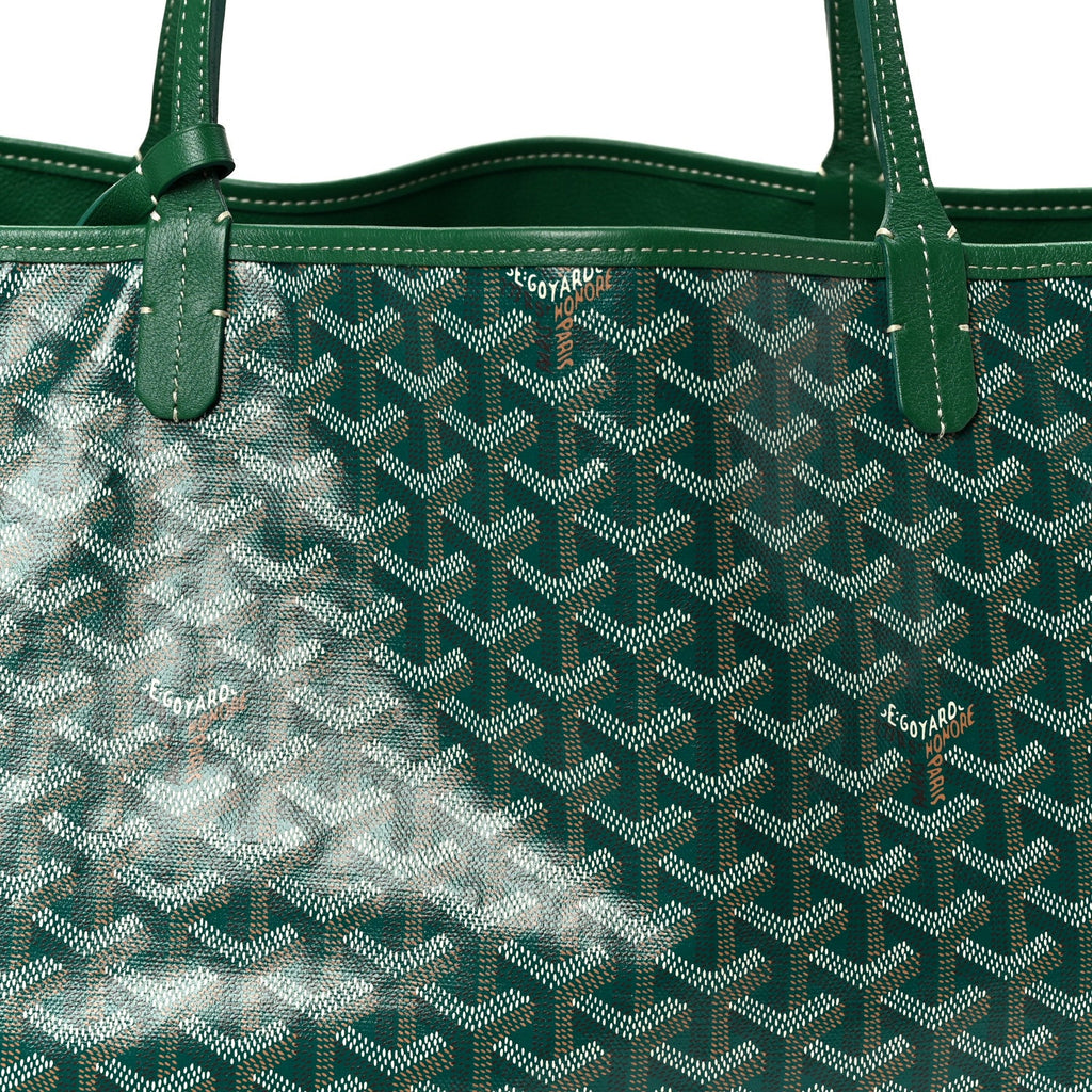 Goyardine Reversible Anjou GM Green