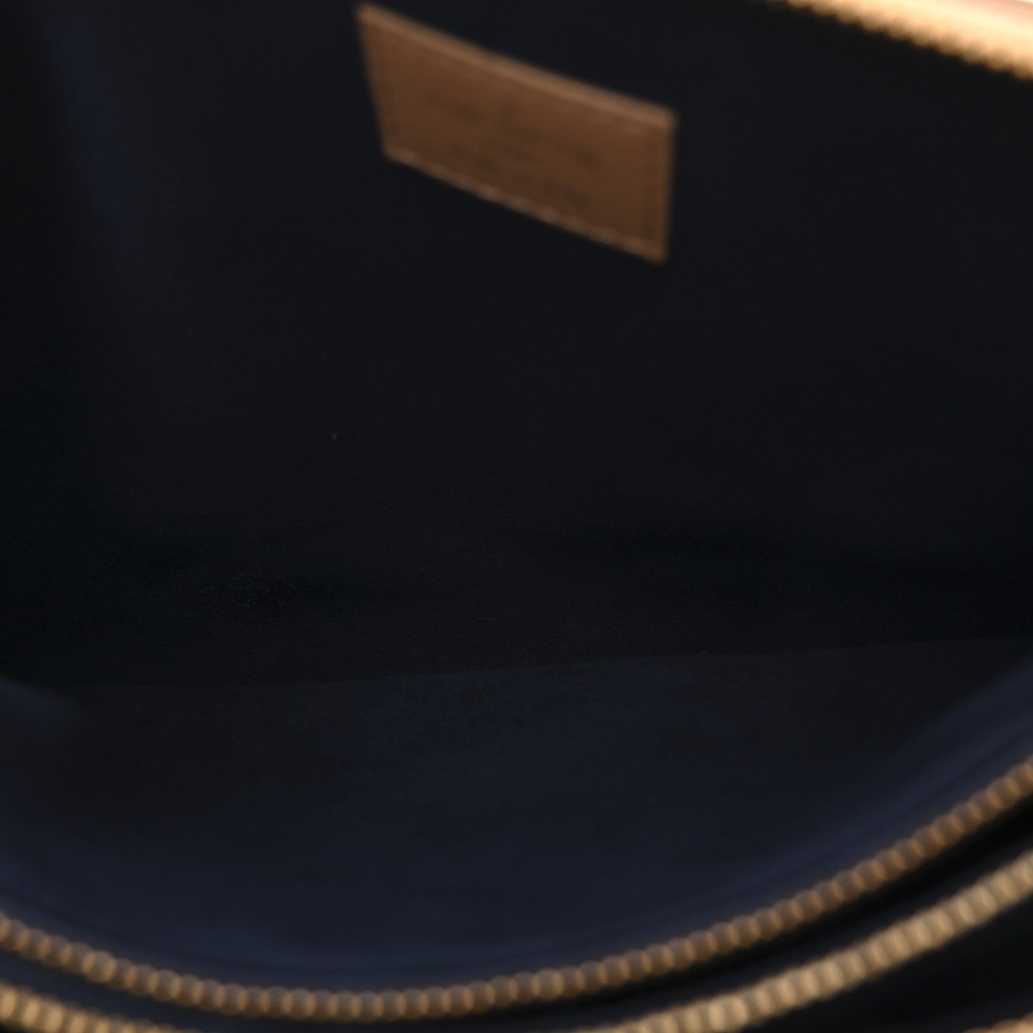 Lambskin Embossed Monogram Coussin PM Camel