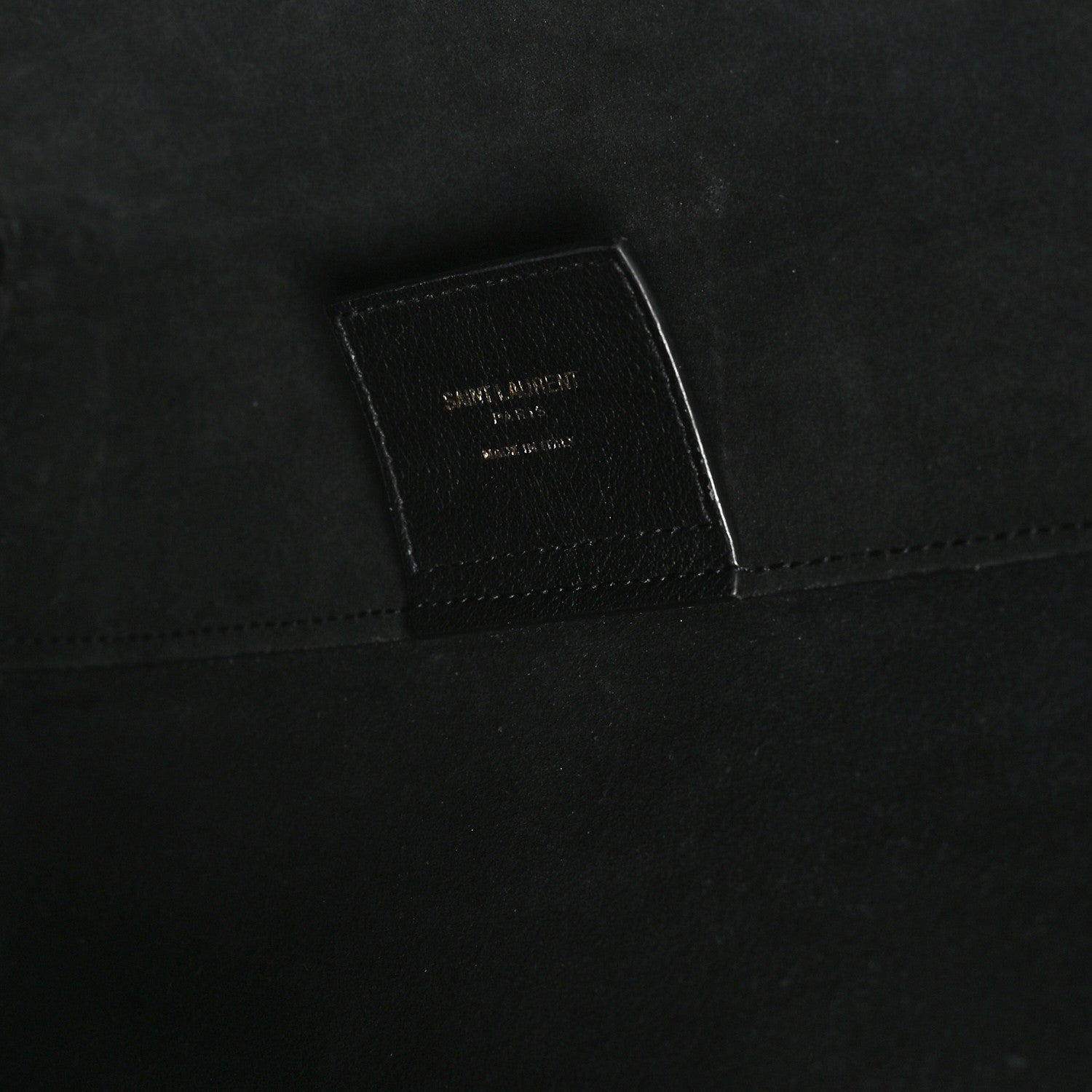 Calfskin Large Shopping Tote Black