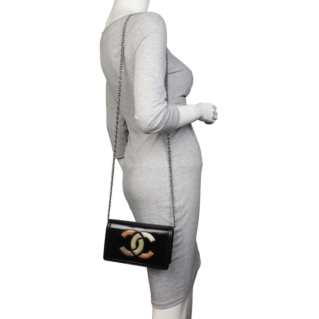 Chanel Lipstick Vinyl Wallet on Chain